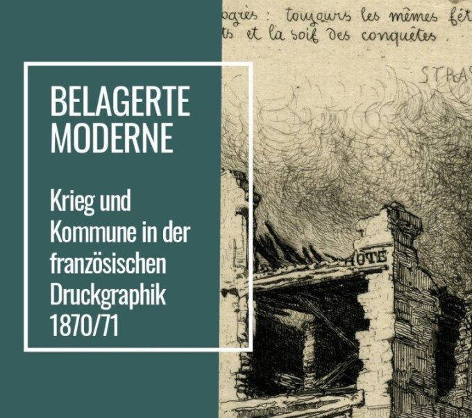 Plakat zur Ausstellung "Belagerte Moderne"