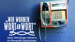 Postkarte der Ausstellung Wort an Wort; Telefon